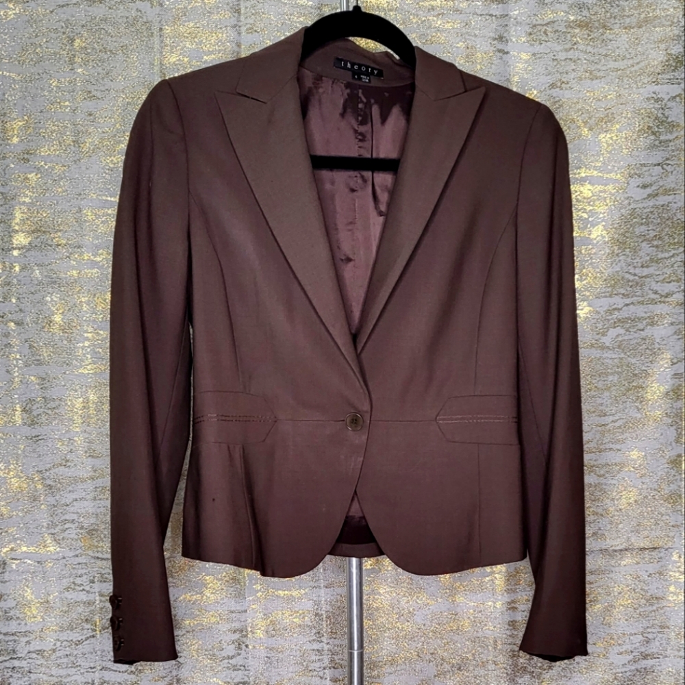 Theory blazer one button size 4